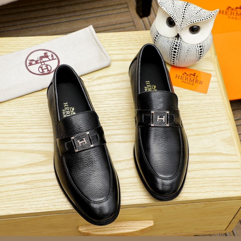 H**mes leather shoes